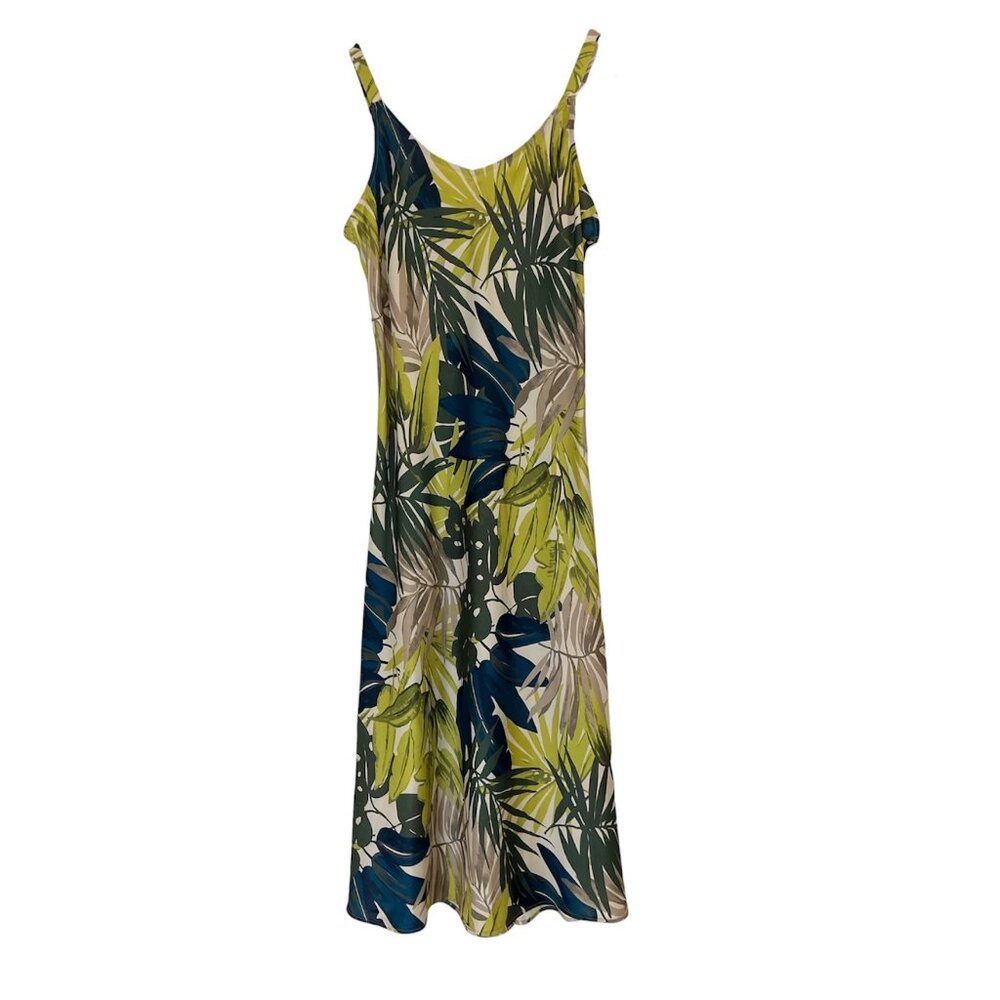 Lands' End Women's Satin Slip Dress Size M 10-12